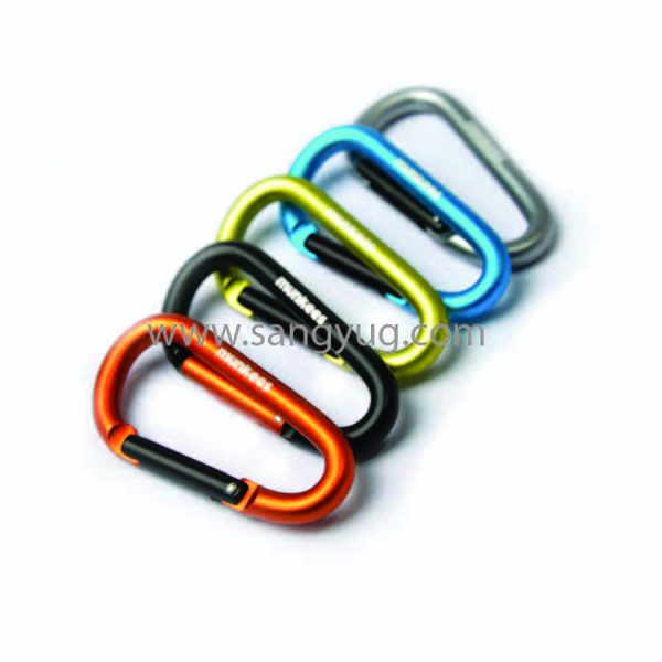 Carabiner inchDinch Shape 7Mmx7Cm Happy Outdoor - Image 2