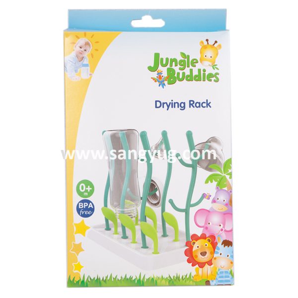 Baby Bottles & Accessories Drying Rack/Manager, Jungle Buddies