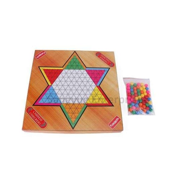 Chinese Checkers Game, Age 7 Plus, 2-6 Players, Funskool