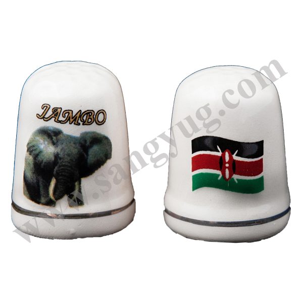 Finger Thimble - Kenya Elephant 2.5*2.5*2.8