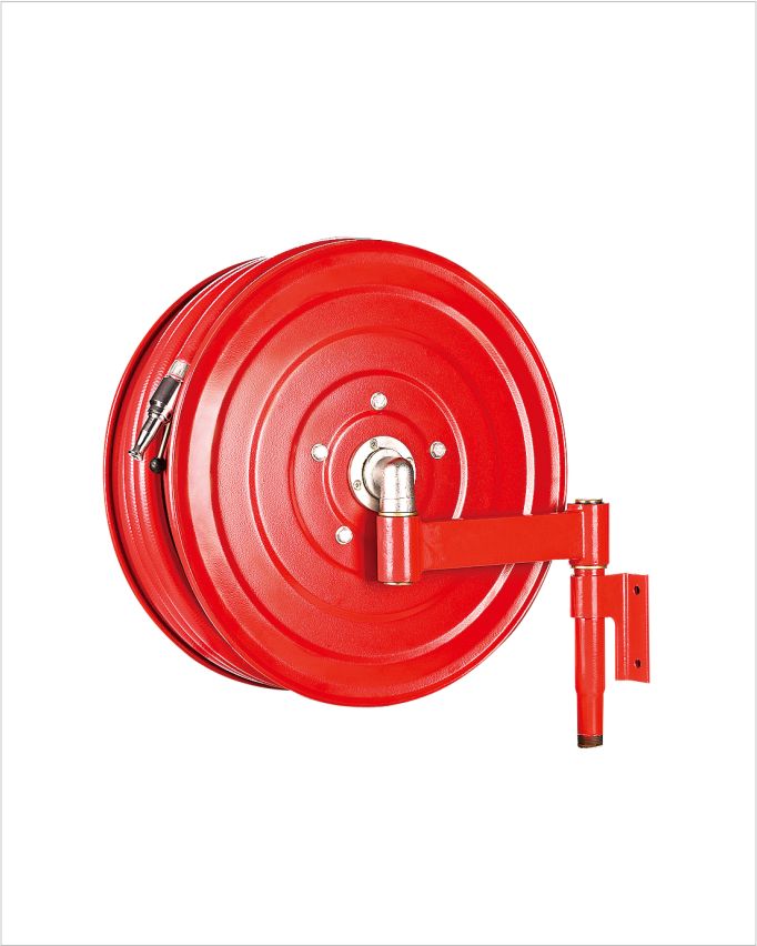 Fire Hose Reel 3/4inch, Complete With Nozzle Swing Type 30Meter Red -  Sangyug Online Shop %