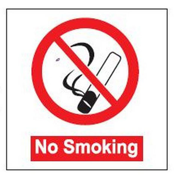 Safety Signs No Smoking Pvc, Not Luminous Size:100X100Mm - Sangyug ...